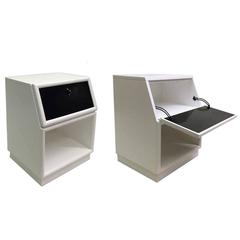 Pair of Two-Tone Nightstands by Henredon 5