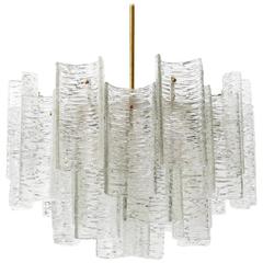 Large Kalmar Glass Chandelier, 1950s 6
