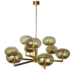 Gaetano Sciolari  Chrome Chandelier