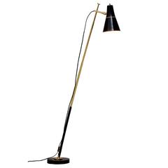 Giuseppe Ostuni Black Floor Lamp for O-Luce 3