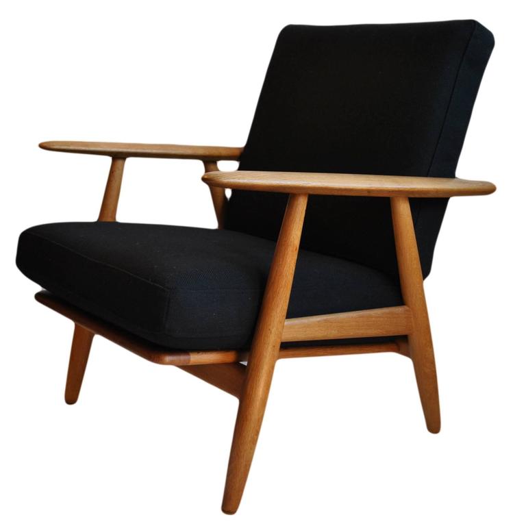 Original Hans J Wegner 'Cigar' Chair, Oak Model at 1stdibs