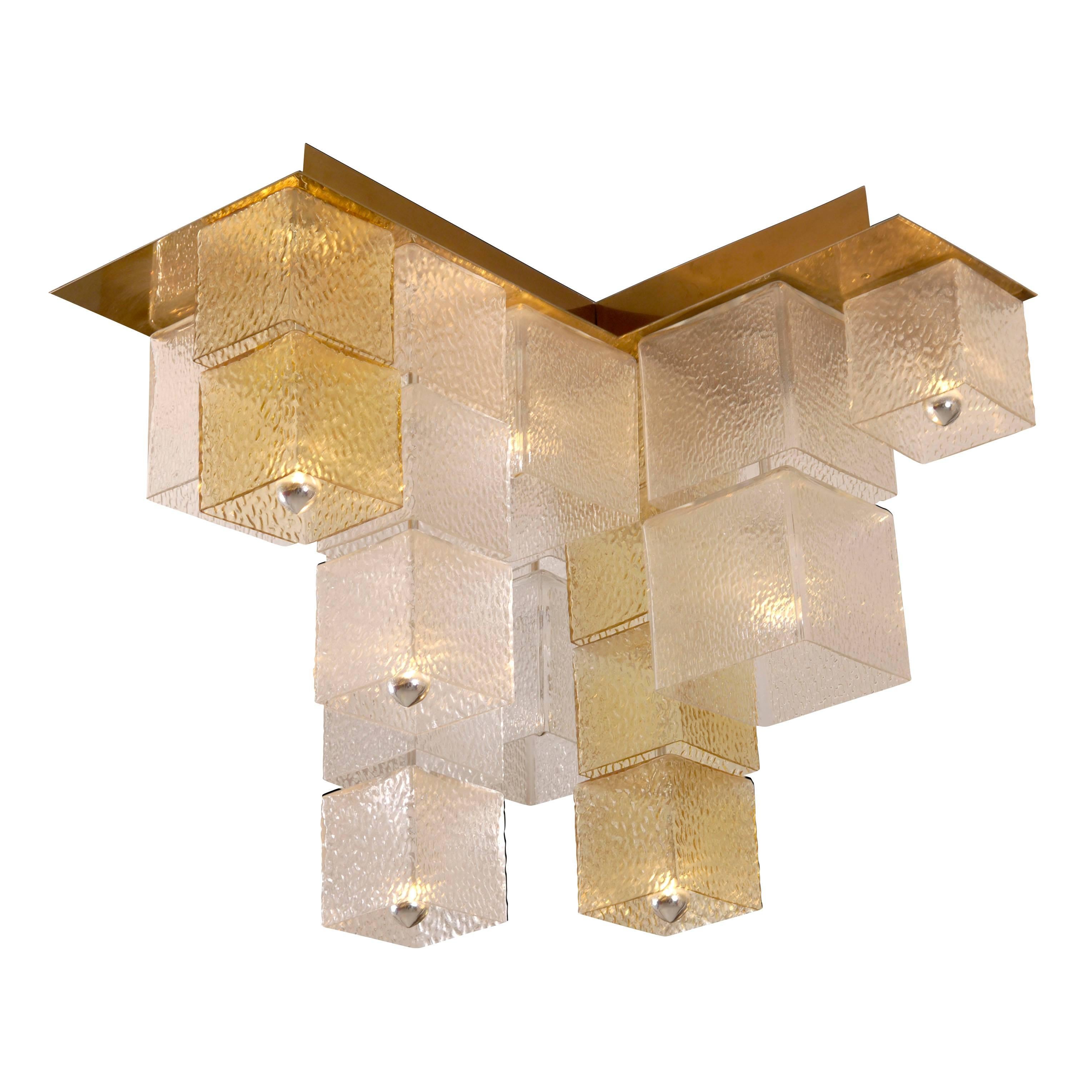 1960s Cube Ceiling Light