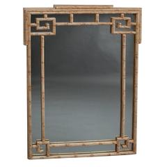 Billy Haines Faux Bamboo Mirror