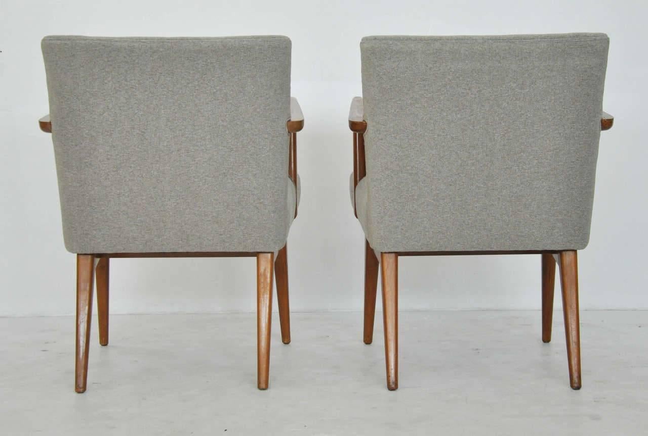 Jens Risom Armchairs In Excellent Condition In Chicago, IL
