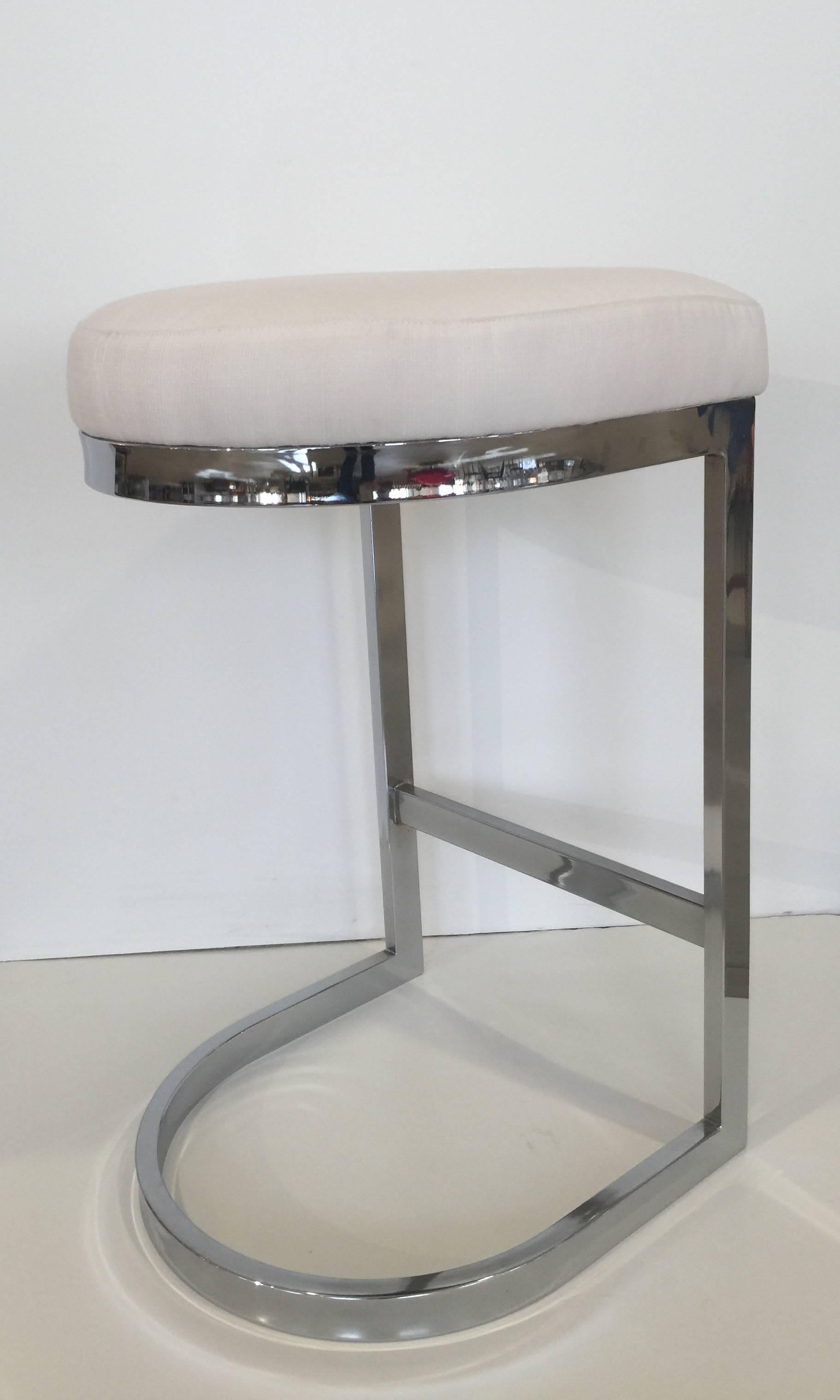 bar stool chrome