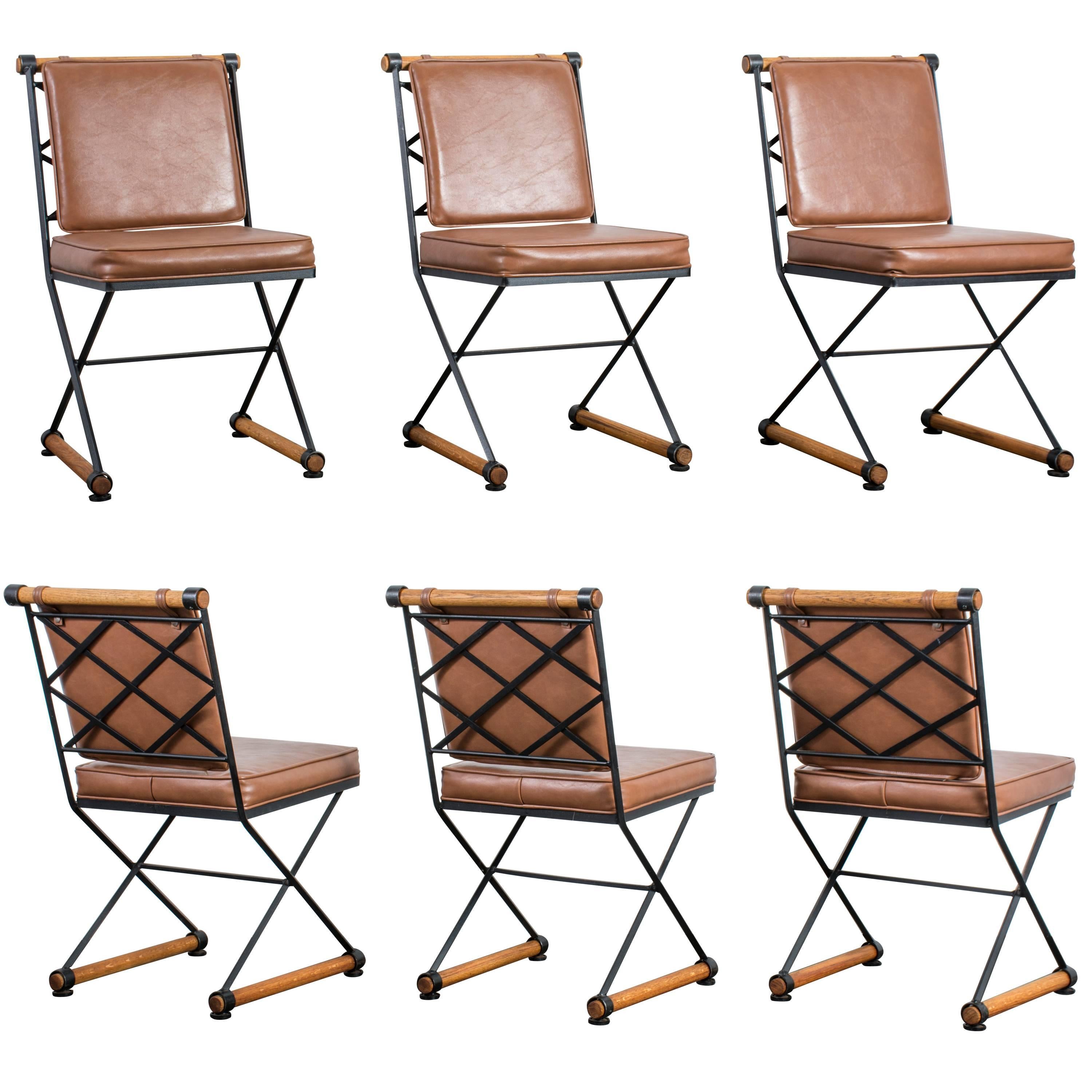 Set of Six Vintage Mid-Century Dining Chairs by Cleo Baldon