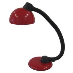 Vintage Modern Red and Black Desk Lamp 3