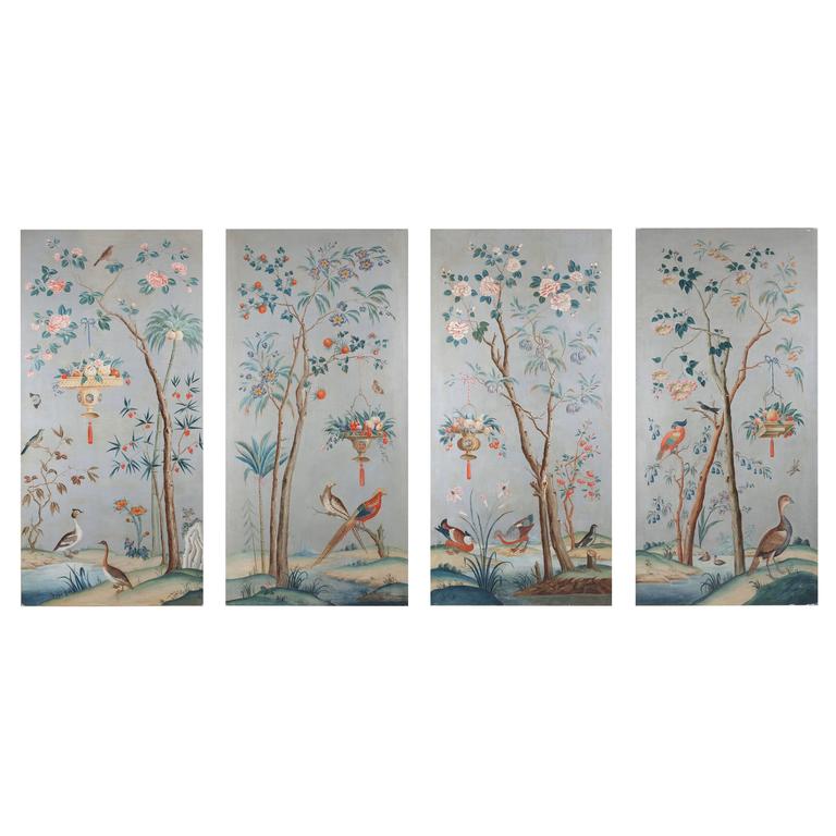 Chinoiserie panels, 19th century