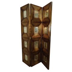 Mid-Century Paul Evans Style Mirrored Room Divider 5