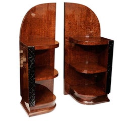 Pair of French Art Deco Nightstands