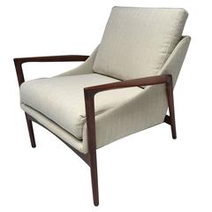 Ib Kofod-Larsen Lounge Chair and Ottoman 9