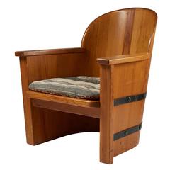 Armchair Attributed to Axel-Einar Hjorth for Åby Furniture, Sweden, 1950s 5