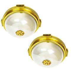 Pair of Atelier Petitot Flush Mount