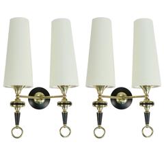Pair of Large Sconces with Ring Maison Lunel 1950 9