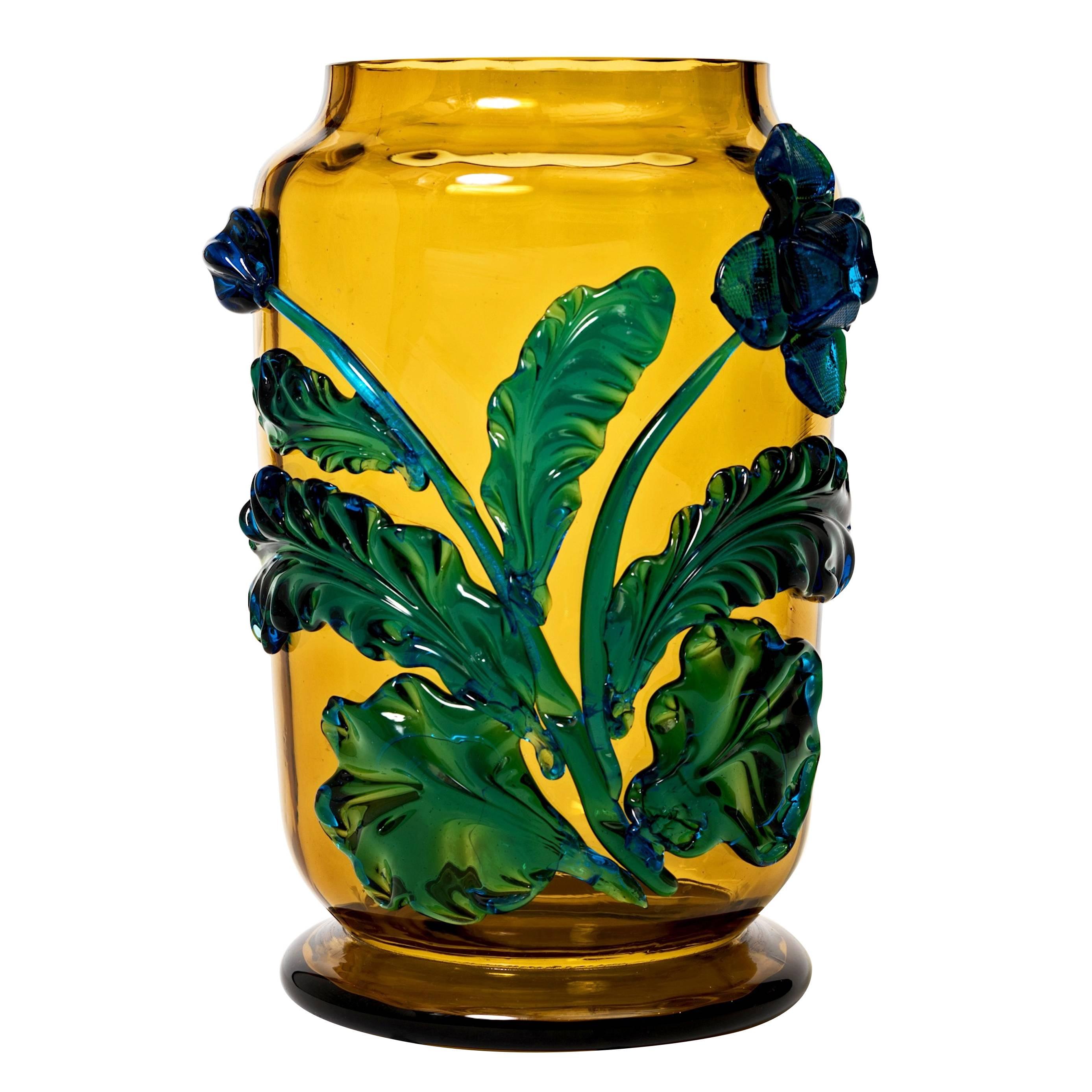 Stunning Moser Art Nouveau Vase 