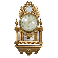 Wall Clock Gustavian Sweden 4