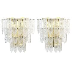 Pair of Art Deco Venini Sconces