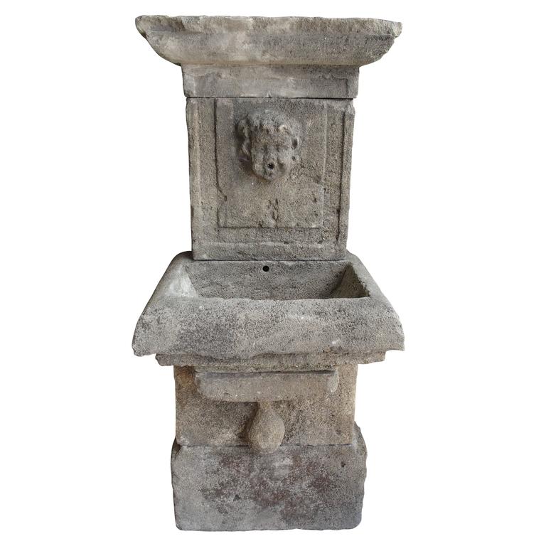 small carved limestone wall fountain from france for sale small carved limestone wall fountain from france for sale