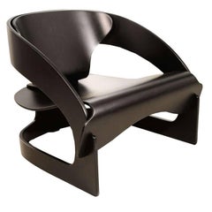 Joe Colombo Painted Bent Plywood Chair "4801"