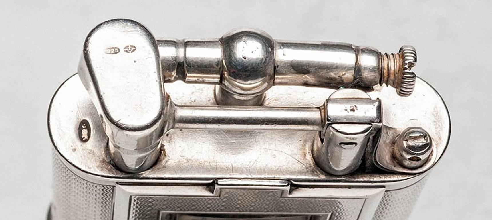 Early 20th Century Sterling Silver Dunhill Watch Lighter