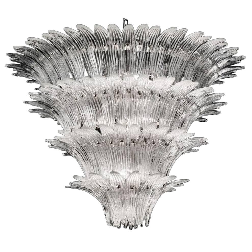 Palmette Four Tier Murano Chandelier