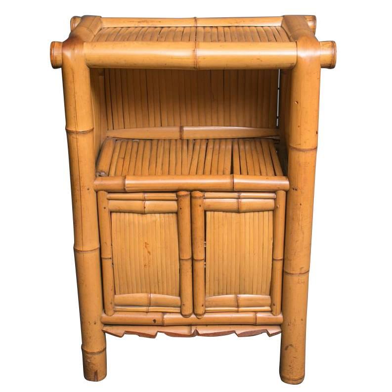 Japanese Rare and Unusual Bamboo Cabinet