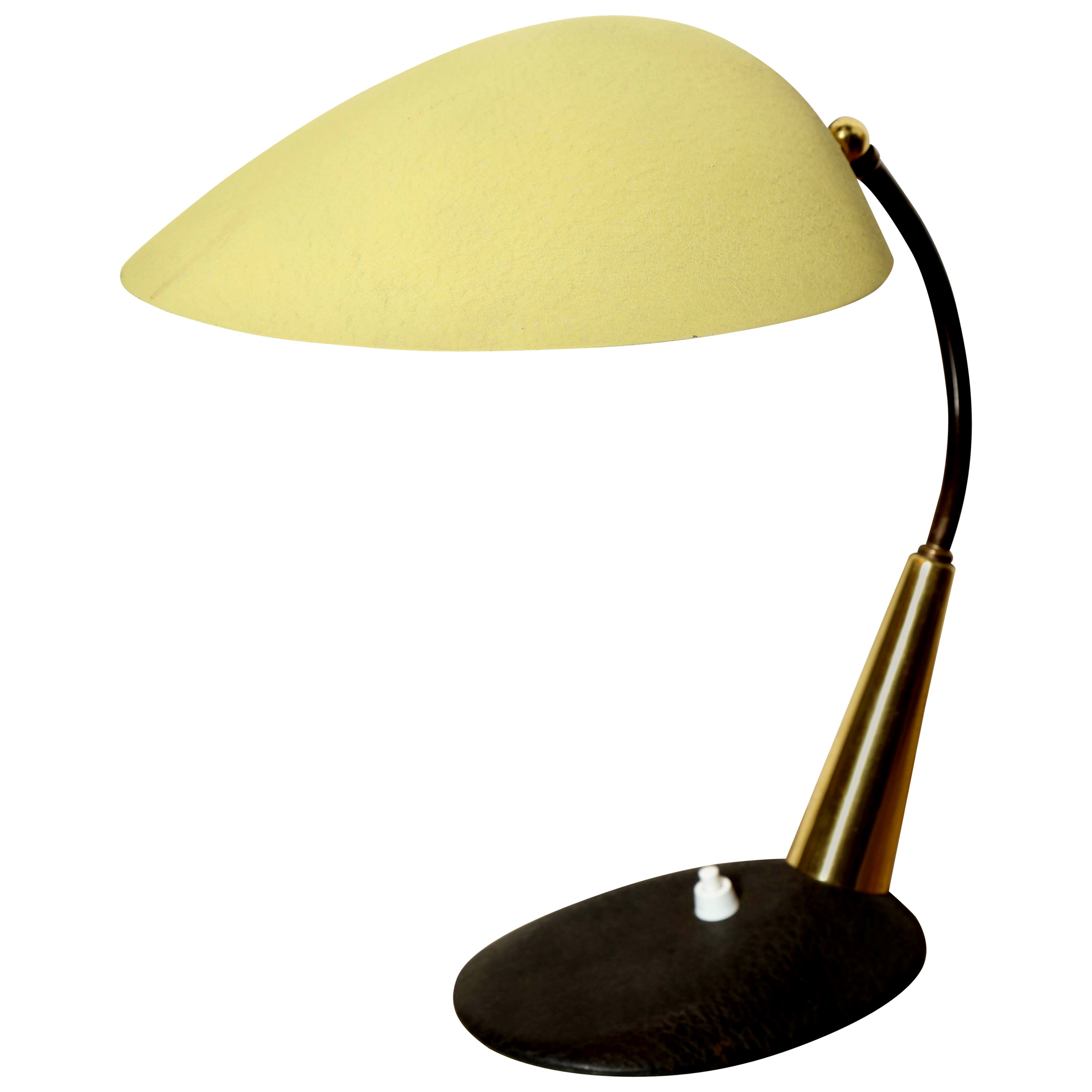Italian Yellow Desk Lamp - 8 For Sale on 1stDibs