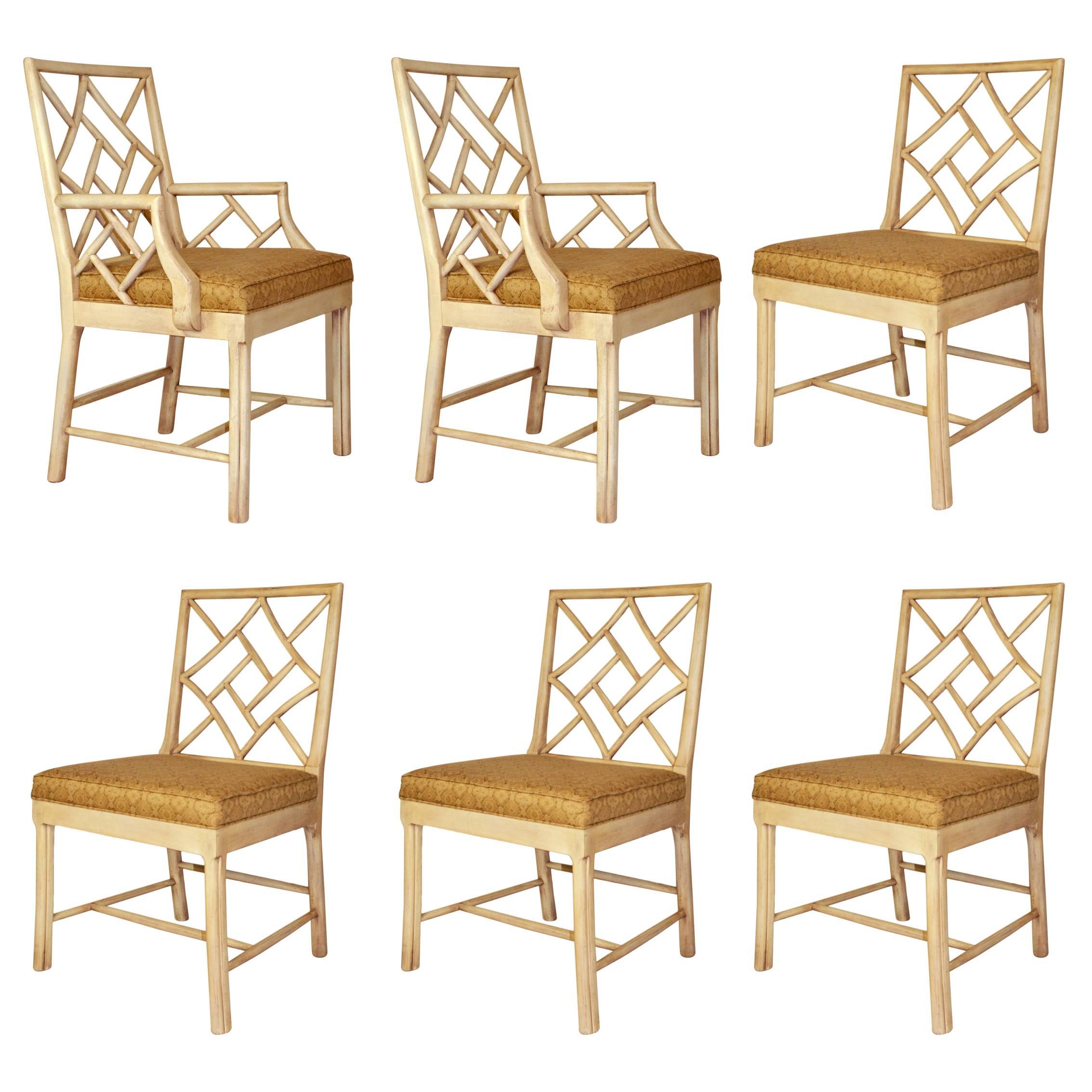 Ensemble de six chaises vintage « Cockpen »