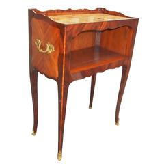 Antique Kingwood and Tulipwood Side or Book Table