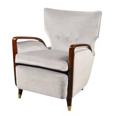 Armchair by Melchiorre Bega, Cassina Production, Italy, 1950s 8