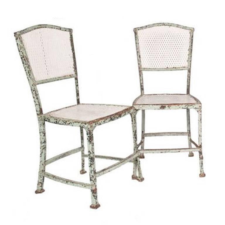 Pair of Vintage Garden Chairs