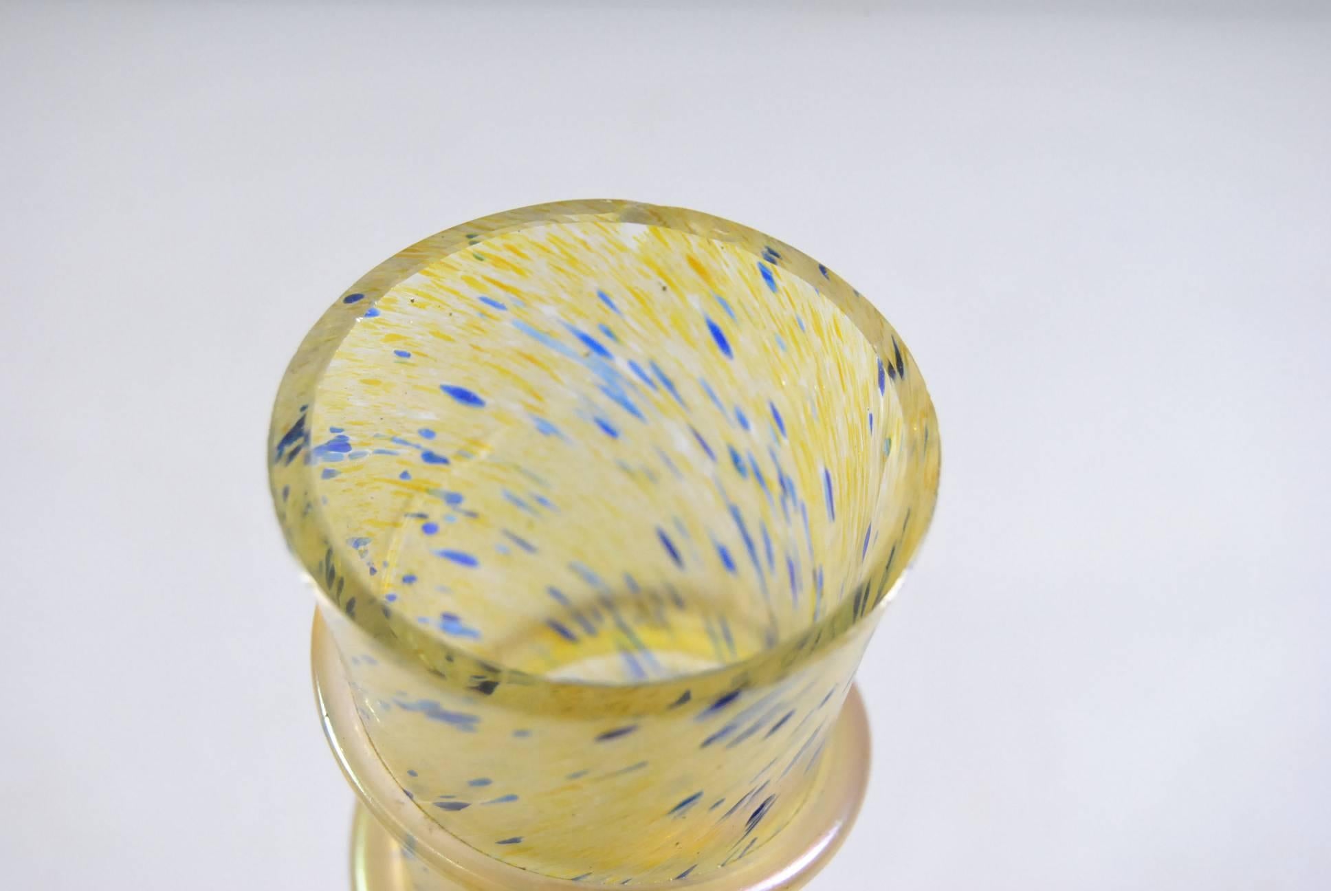 Style of Loetz Art Glass Snake Vase 1