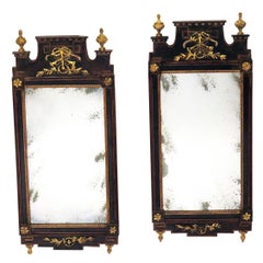 Pair of Danish Mirrors circa 1790 Ex Tony Hail