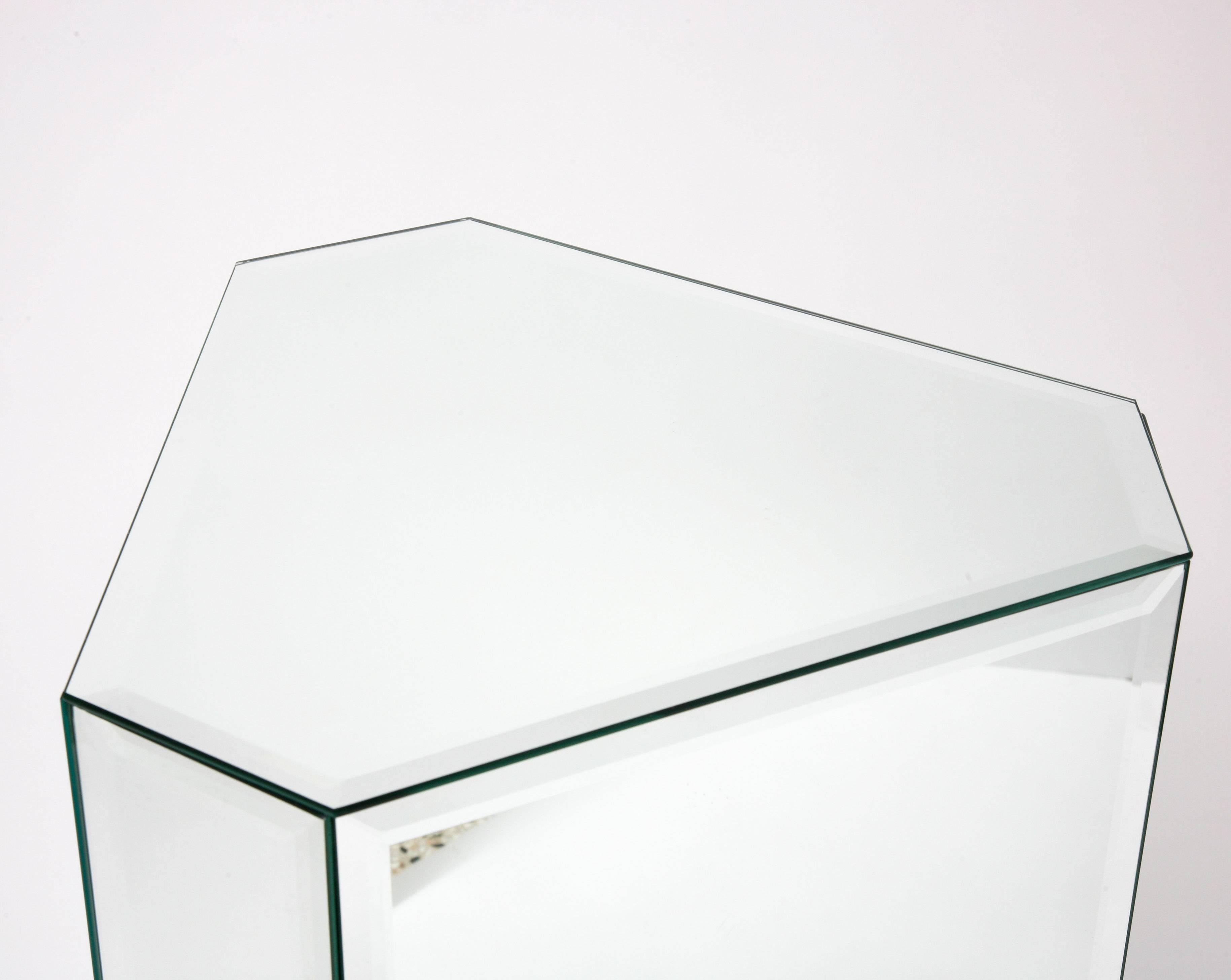 triangle shaped mirror