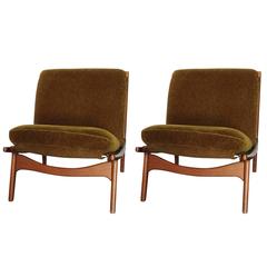 Pair of 790 Lounge Chairs by JA Motte, France, 1960s