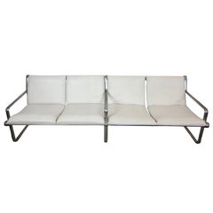 Hannah & Morrison Four-Seat Airport Sling Sofa