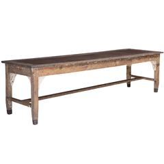 Metal Top Dining Table 6