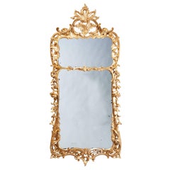 George II Antique Giltwood Pier Mirror