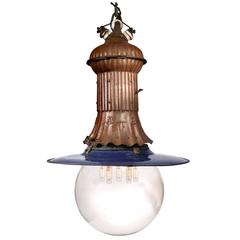 Remarkably Rare 1800s Adams-Bagnall Street Lamp