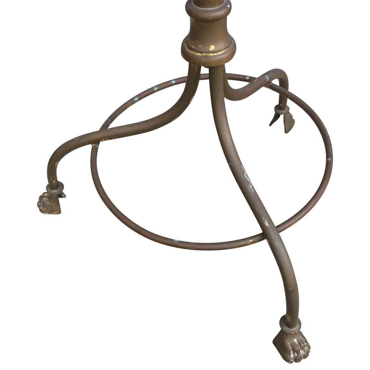 Two 19th century French church candelabra.
Tallest height 45 inches.