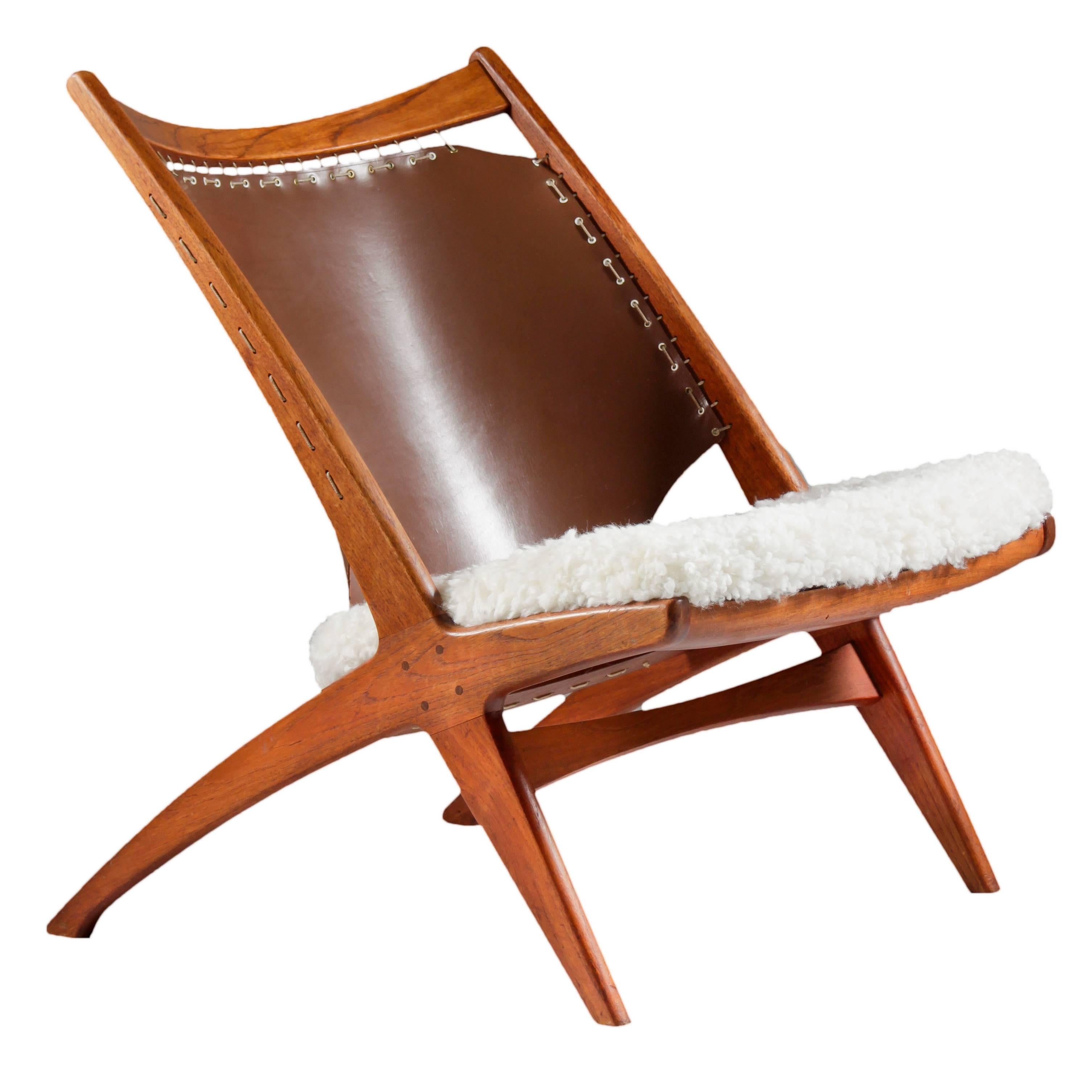 Lounge Chair Krysset "The Cross" by Fredrik Kayser, 1955