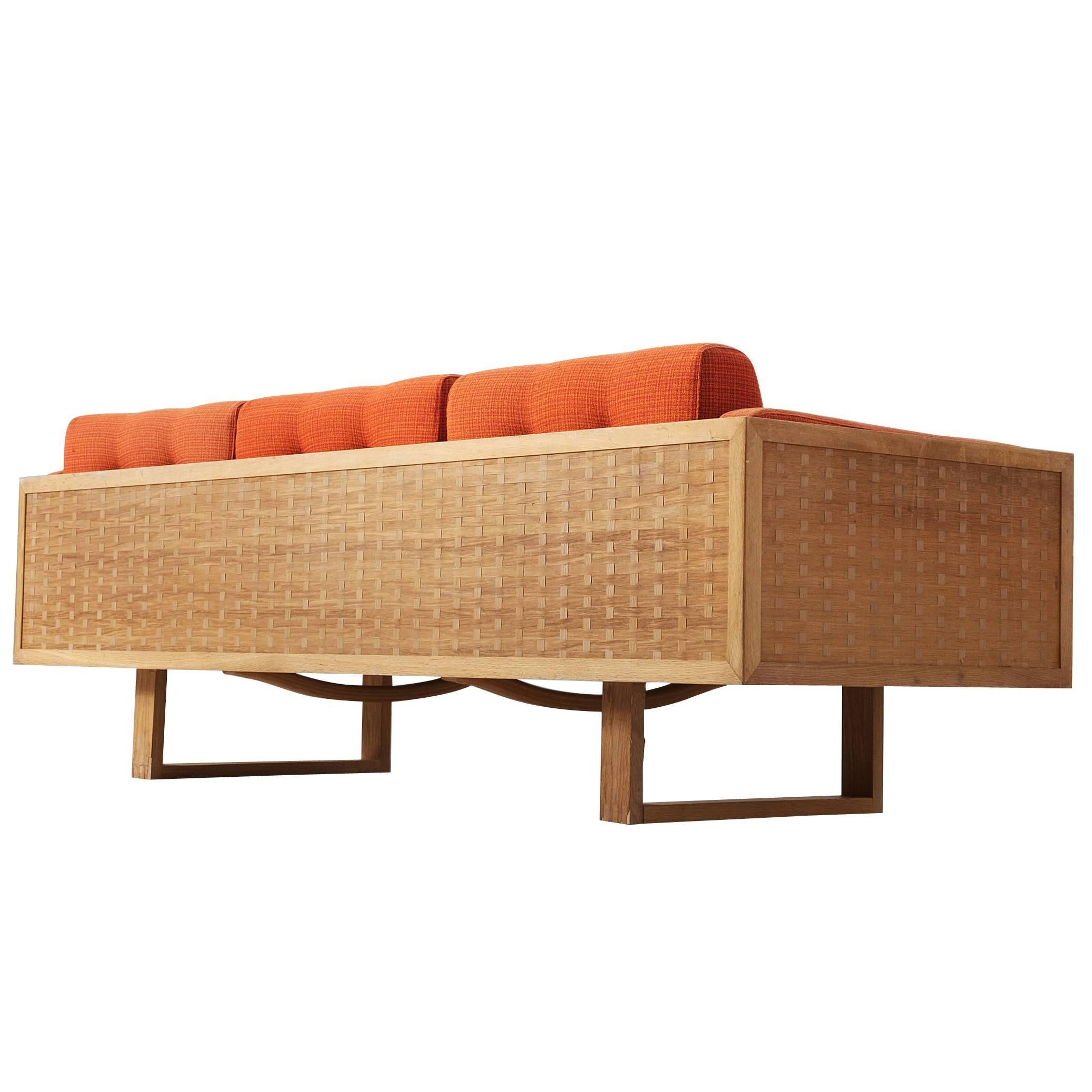 Poul Cadovius Three-Seat Sofa in Oak for France & Søn 