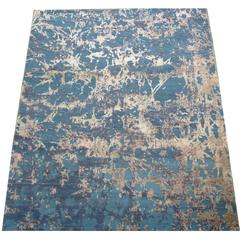 Modern Design Tibetan Carpet Silk and Wool