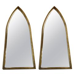 Pair of 1970s Giltwood Arched Mirrors 6