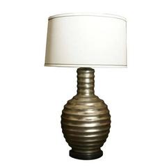 One Silvered Bee Hive Lamp