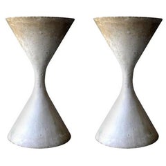 Massive Willy Guhl Hourglass Planters