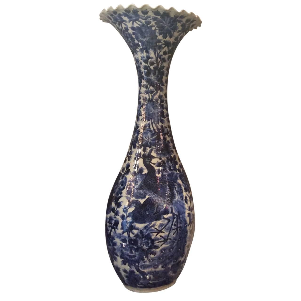  Large Japanese Porcelain Vase, Arita, Japan, Second Half of the 19th Century For Sale
