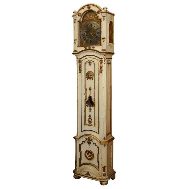 18th Century Danish Longcase Clock For Sale