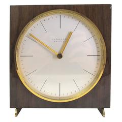 Vintage Table Clock by Max Bill for Junghans AG, 1950s