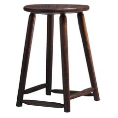 Arthur Espenet Walnut Studio Craft Stool, American, 1961 6